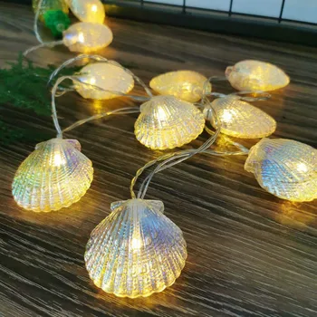 

shell string lights led Christmas string light creative room decoration battery Powered Gift for Baby Kids string Night light