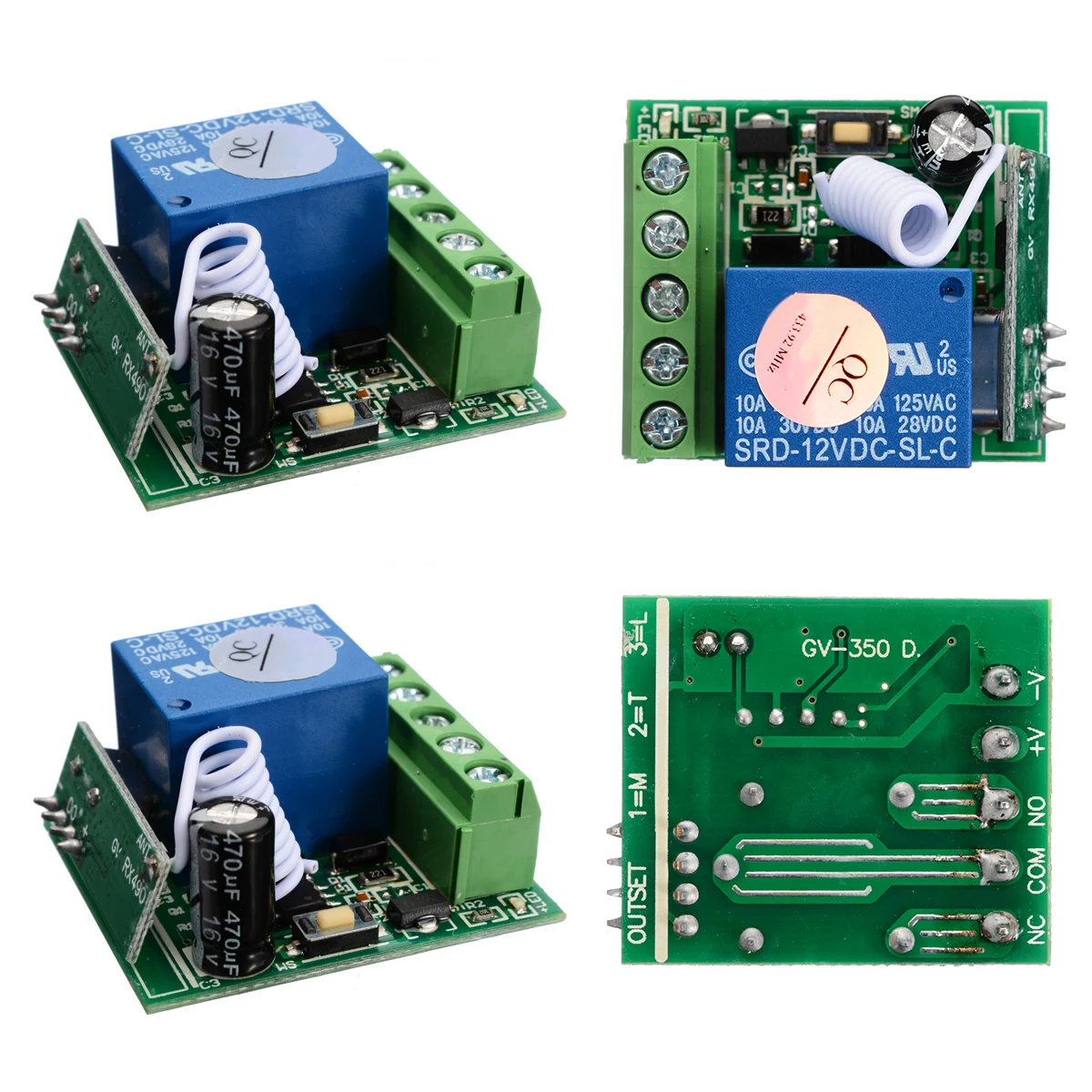 Mayitr DC12V 10A пульт дистанционного управления 1 канальный приемник беспроводное реле