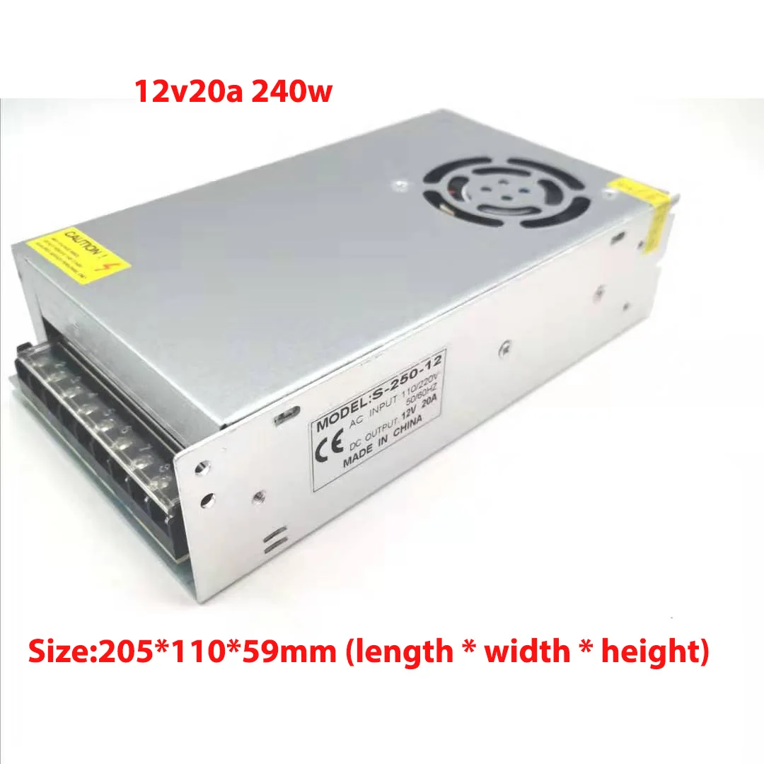 Мощность питания постоянного тока 12 V 1A 2A 5A 10A 15A 20A 30A 40A светильник ing трансформатор для светодиодный полосы светильник из отключаемого элемента питания ада