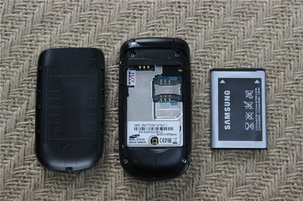 Samsung E1150 Original Unlocked E1151 GSM 1.43 Inches 800mAh Mini-SIM Multi-color Used Old Flip Mobile Phone