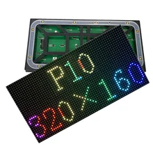 Zewnętrzny wyświetlacz ledowy P10 moduł 320*160MM montaż powierzchniowy SMD3535 RGB pełny kolor HD wodoodporna fabryka sprzedaży bezpośredniej