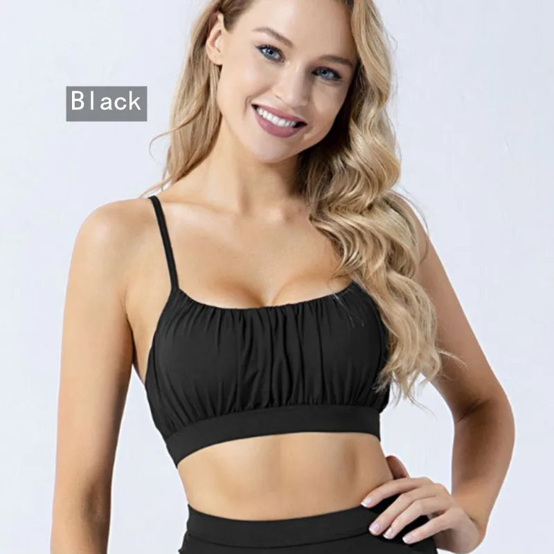 Mulheres de Fitness Superior sem Costura Sutiã Esportivo Yoga Correndo Ginásio Colheita Superior Push up Esporte 2021 14 Pijamas e Moda Íntima