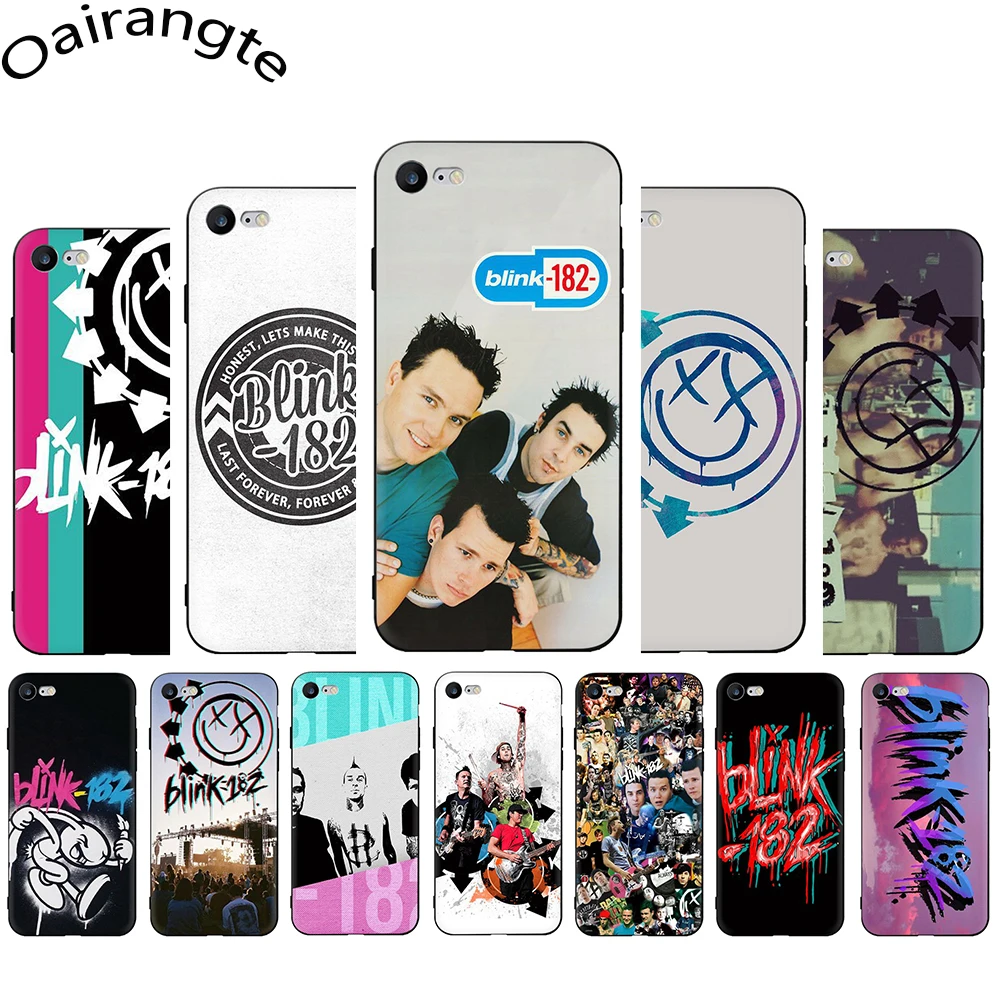 Blink 182 Мягкий силиконовый чехол для телефона чехол для iPhone 5 5S SE 6 6s 7 8 Plus X XR XS 11 pro Max