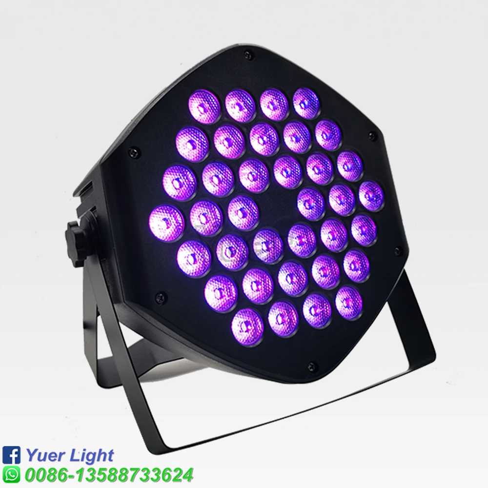 Мини 36X3 Вт RGB 3в1 светодиодный светильник для мытья пар DJ Дискотека Сценический светильник ing Effect оборудование DMX 512 пульт дистанционного управления для Paty Club свадебный бар