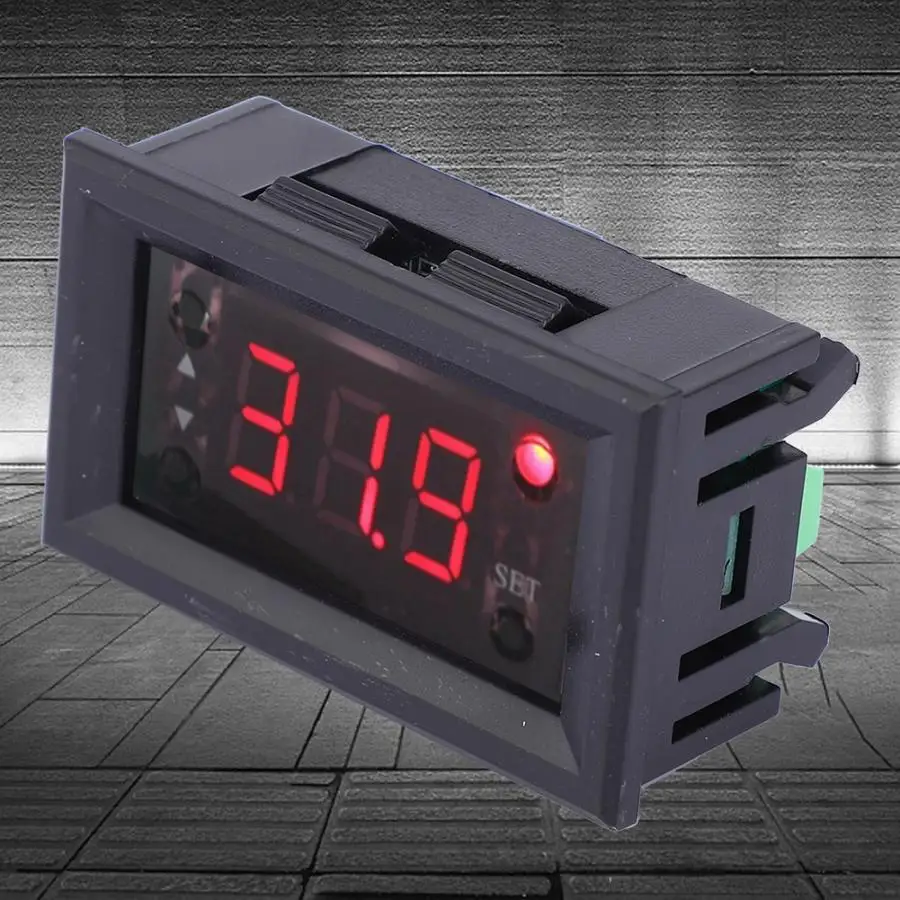 Цифровой регулятор температуры DC12V W1218 датчик температуры|Приборы для измерения