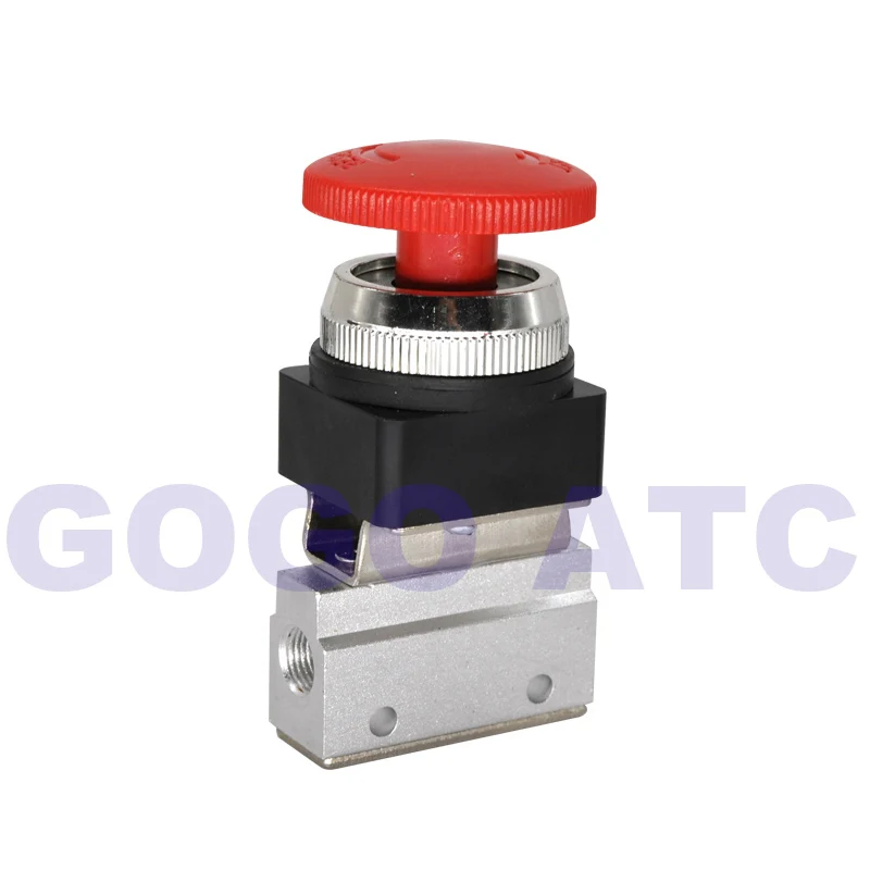 1 X Mechanical Valve Pneumatic 1/8 3 Way MOV03A Pressure Resistant