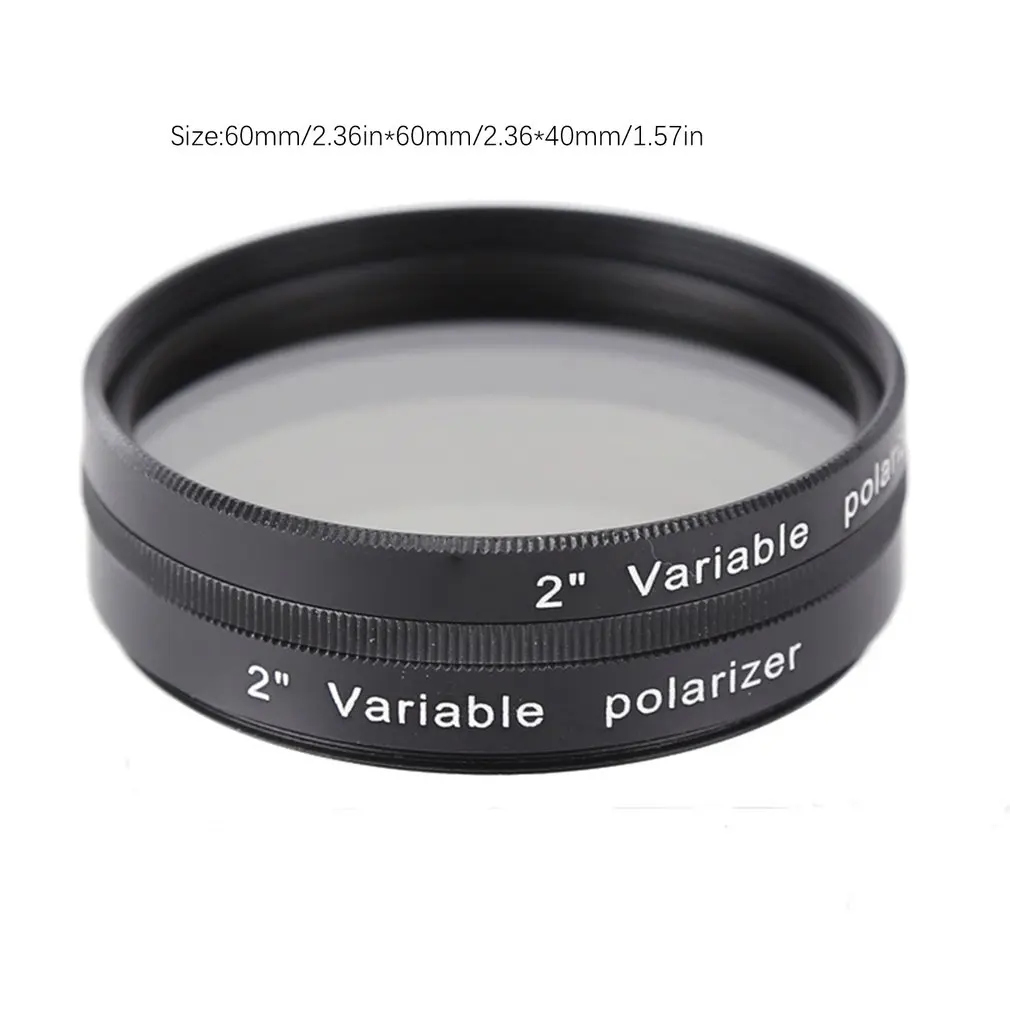 1.25 2 inch Filter Variable Polarizing for Astronomy Monocular Telescope& Eyepiece Filter Excellent Quality F9147 dropshipping
