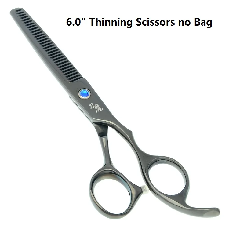 5," 6,0" профессиональный набор ножниц для волос Япония 440C парикмахерские ножницы салонные ножницы для резки ножницы с сумкой LZS0618 - Цвет: LZS0620 60 no bag