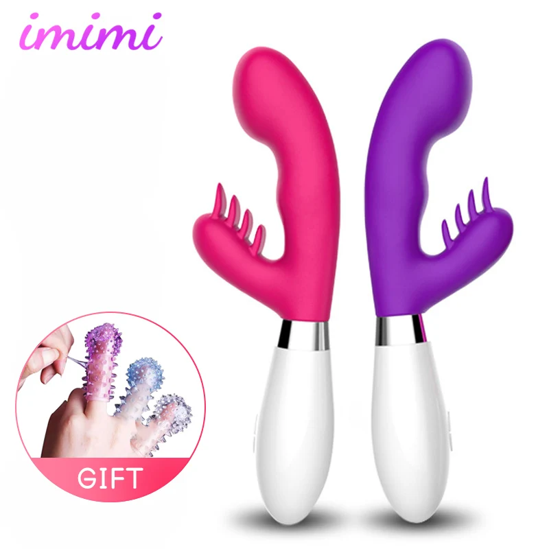 Multi Speed G Spot Dildo Rabbit Vibrator for Women Dual Vibration Female Masturbator Vagina Clits Massager Sex Toys for Lesbian