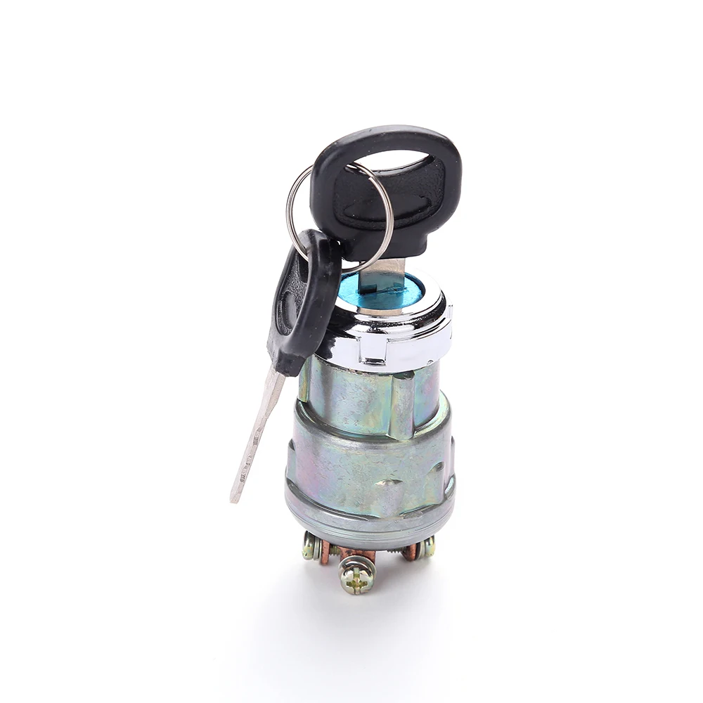 

Universal 12V Car Boat Motorcycle Ignition Starter Key Switch Barrel 4 Position With 2 Keys