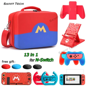 

Nintend Switch Accessories Big Storage Bag Portable EVA Water-resistent Carry Case Colorful Hard Shell for Nintendo Switch Game