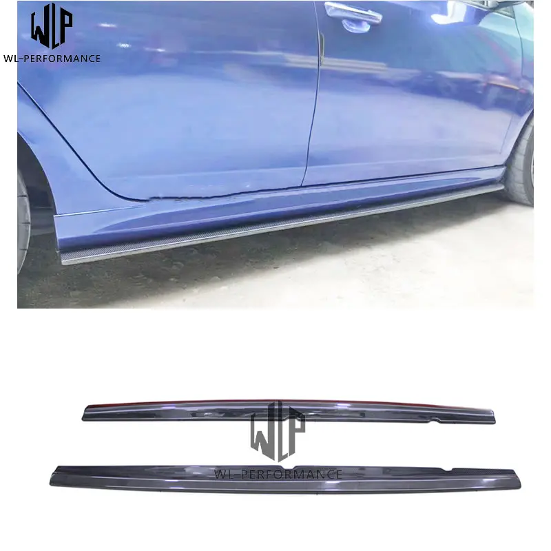 Golf 6 MK6 R20 боковые юбки из углеродного волокна фартук автомобильный комплект для VW Golf 6 MK6 R20 11-13 автомобильный стиль использования