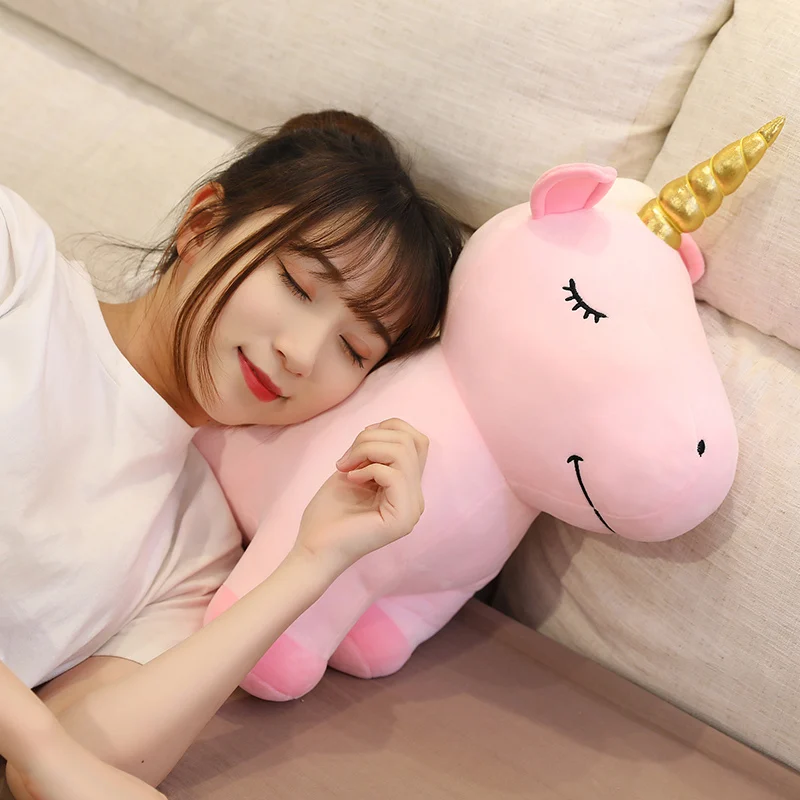 Golden Horn Unicorn Plush Toy