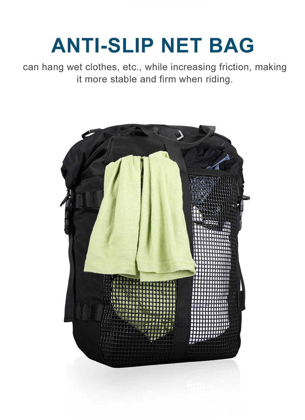 Rhinowalk Motorcycle Motocross Rear Seat Bag 10L 20L 30L Waterproof Luggage Pack Multi-Function 4 IN 1 Bumper Modification Bale (16)