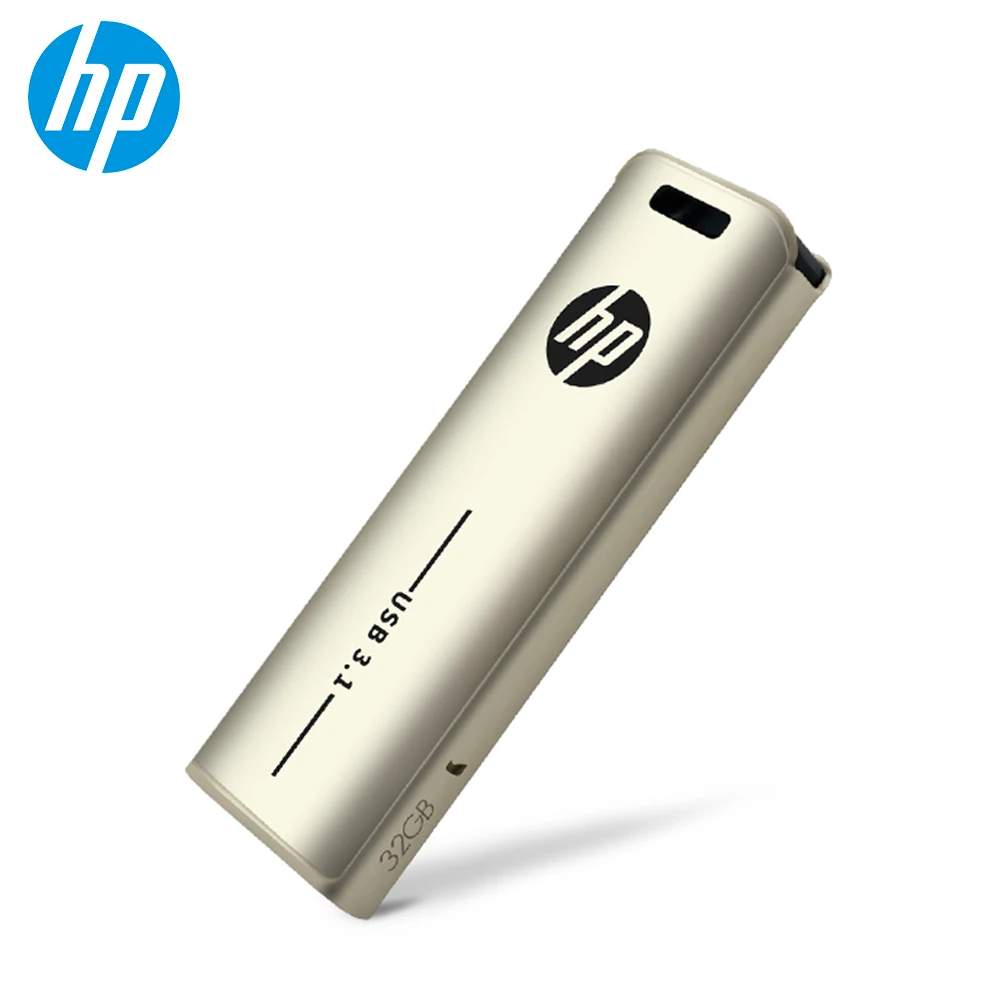 HP Mini Metal Usb 3.1 Flash Drive 128GB 64GB 32GB Flash Drive Portable 128GB Memory Stick Pendrive Storage Flashdrive