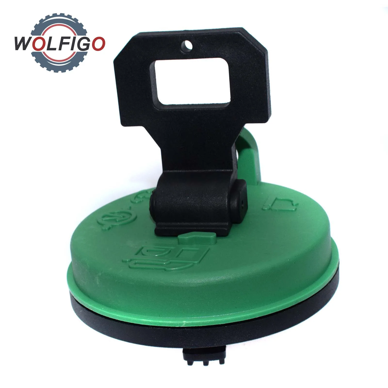 WOLFIGO Locking Fuel Cap Lid Skid Steer Tank Cover For Caterpillar CAT 216B 226B 236B 242B 246B
