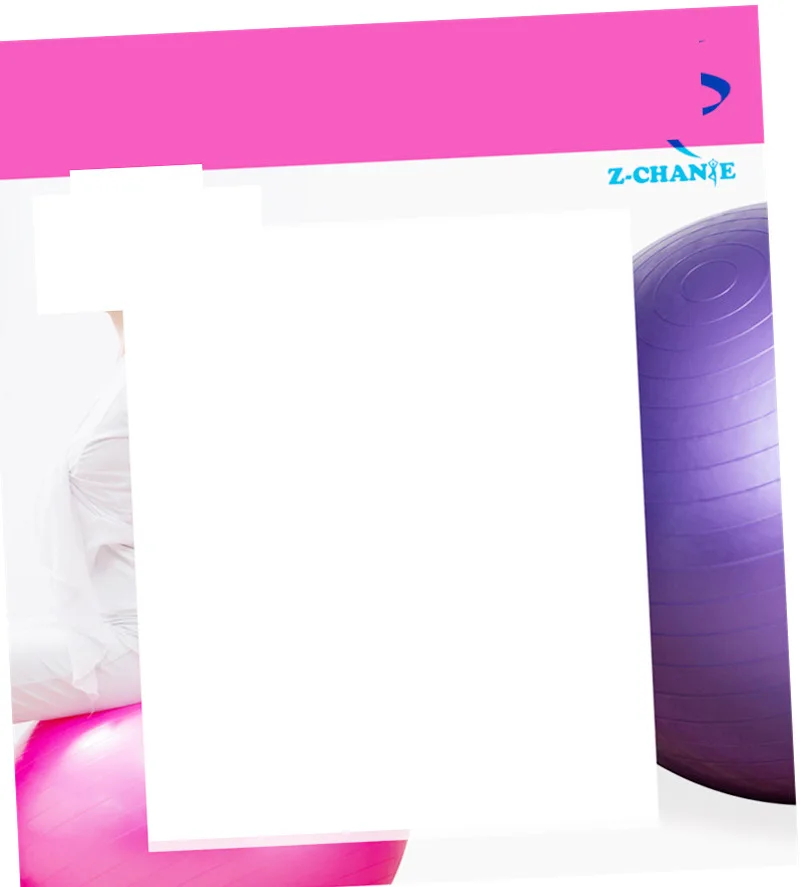 Multi-color Customizable Yoga Sport Ball guang mian qiu mo sha qiu PVC Thick Extra-large
