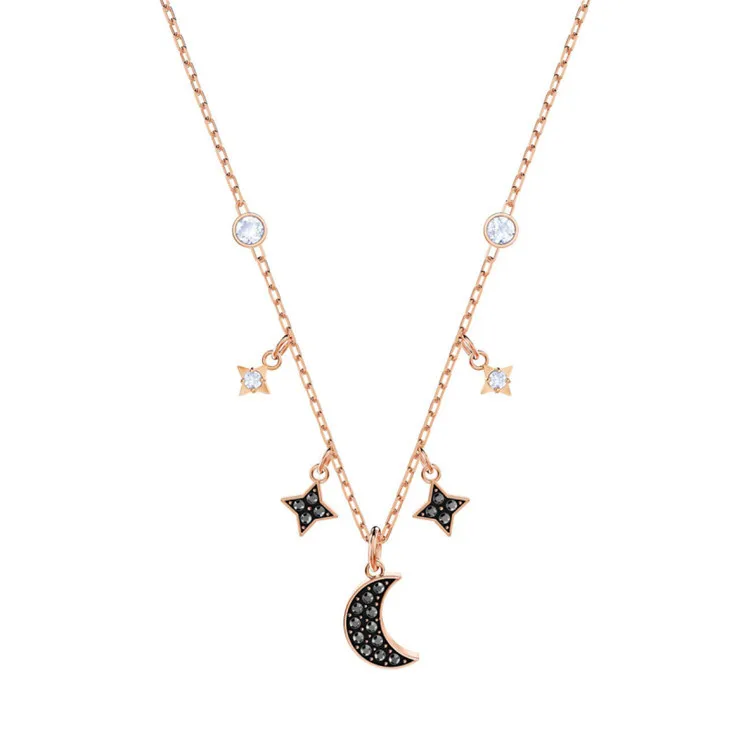 

New Products Shih Seiko High Version Duo Mysterious Moonlight Star Moon Necklace Women's Romantic Choker