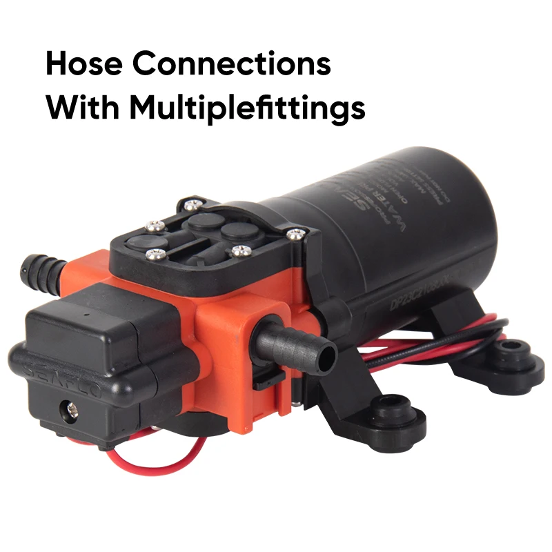 Marine Water Pump 12V Diaphragm Self Priming Pump for RV Caravan Boat Accessories