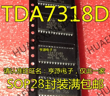 10 шт./лот TDA7318 TDA7318D лапками углублением SOP-28 28 в