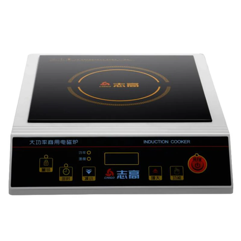 3500W High Power Induction Cooker Electric Stove Business Household Stir Fry - Цвет: Черный