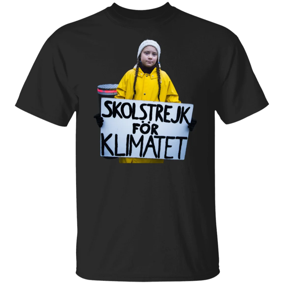 Greta Thunberg Save The Planet Black T Shirt |