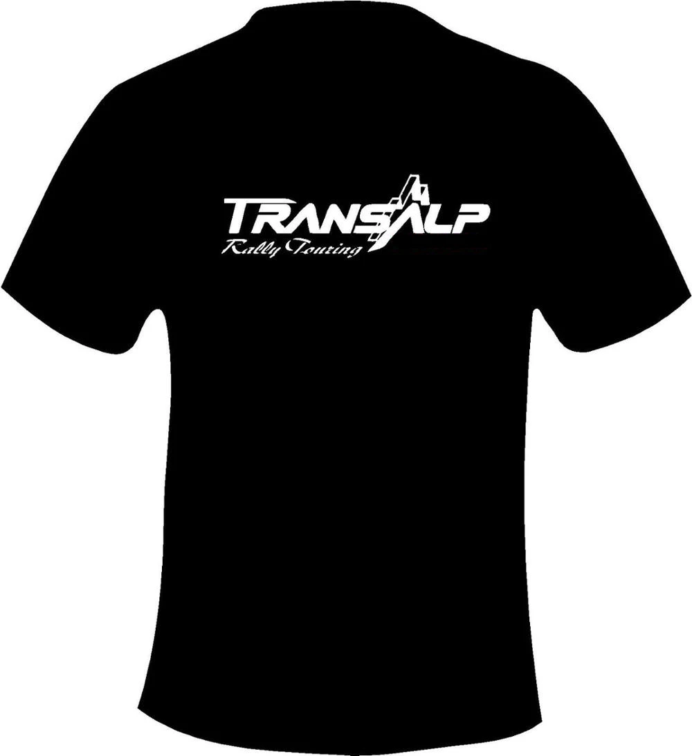 2019 New Mens T Shirts Japan Motorbike Transalp Style Motorcycle Printed Shirt in 6 Sizes Tee shirt | Мужская одежда