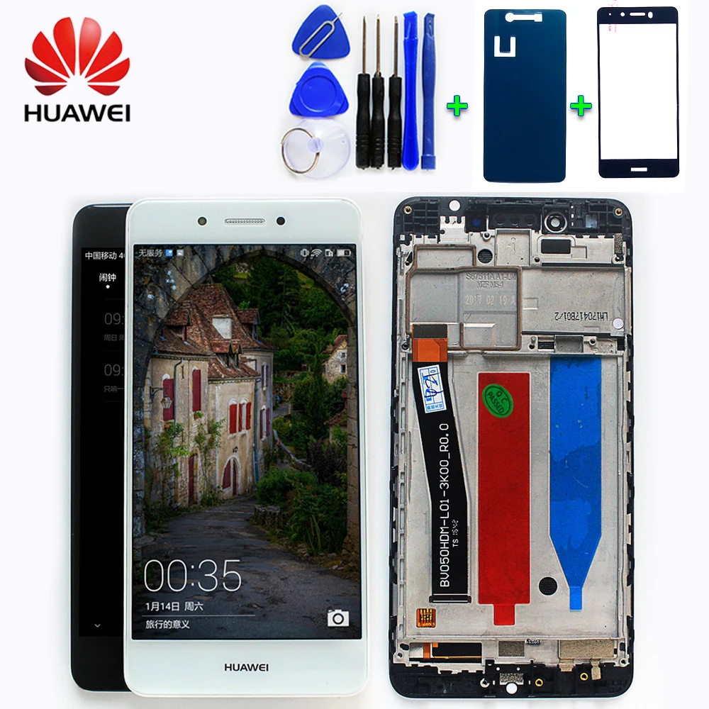 " дисплей для huawei Honor 6C DIG-L01/Nova Smart DIG-L21 DIG-L21HN ЖК сенсорный экран дигитайзер с рамкой для Honor 6C