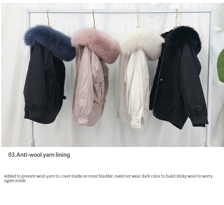 ZDFURS* парка натуральный мех пальто зимняя куртка женская натуральный Лисий мех воротник с капюшоном кролика рекс верхняя одежда на подкладке съемная