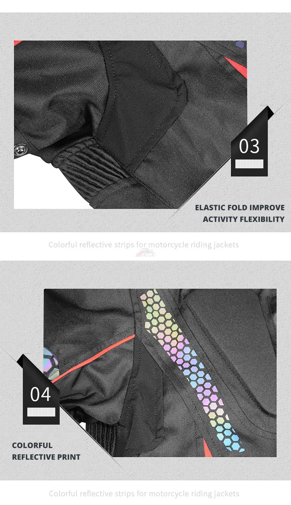 Waterproof Motorcycle Jacket Pants Off-Road Racing Motocross Riding Jacket Suit Men Windproof Touring Moto Protective Suit