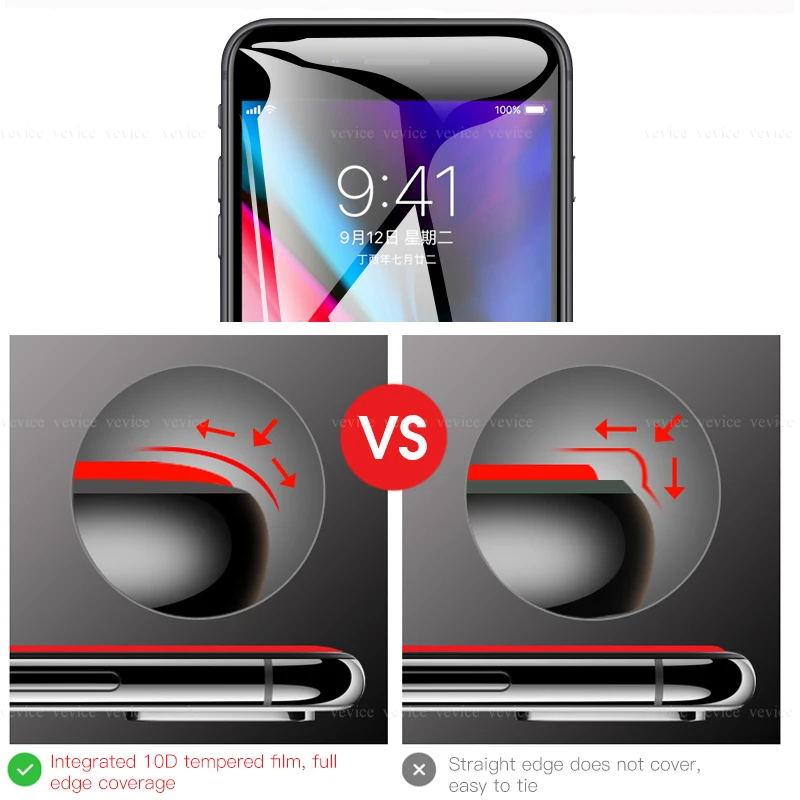10D Защита экрана для iPhone 11pro max 7 8 6 6s Plus 11 X XS XR ультратонкая прозрачная пленка для iPhone 6 6s 7 8 11pro XS MAX