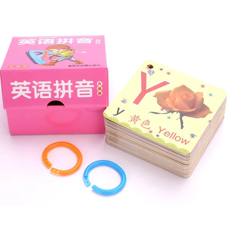 45pcs Baby Enlightenment Early 3D Toys Kid Learning English Animals Flashcards Educational Games for Children Toys Developing 11