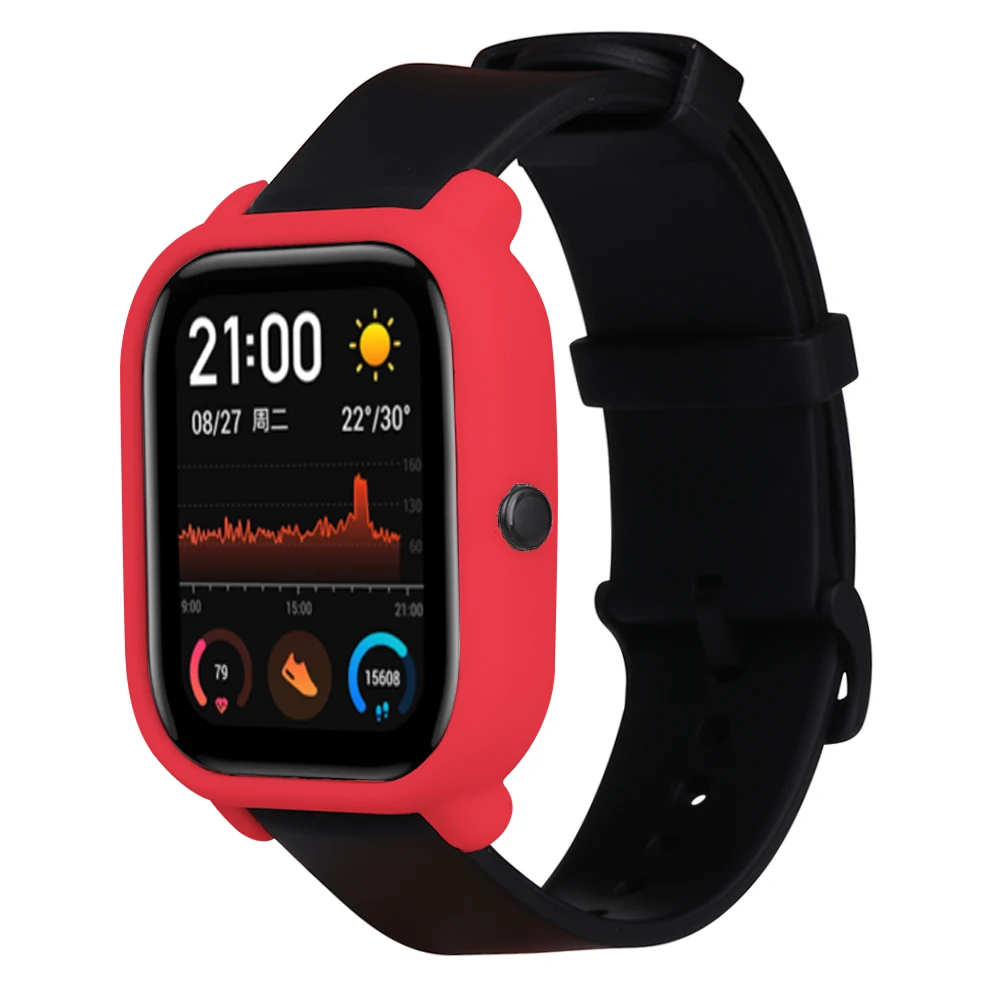 Силиконовый спортивный ремешок 2 в 1 защитный чехол для Xiaomi Amazfit Gts умных часов 20 мм