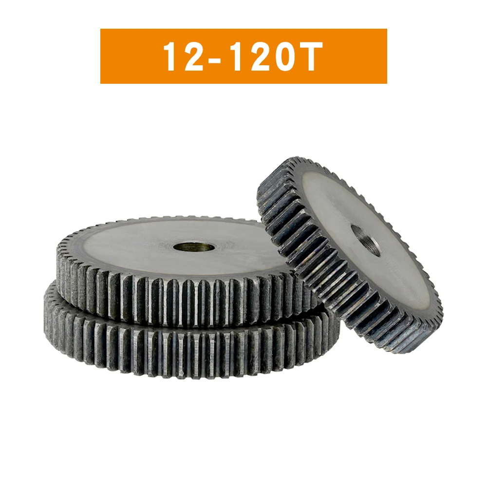 원통형 기어 1.5M-63/64/65/66/67/68/69/70/71/72 치아 SC45  탄소강 소재 플랫 기어 고주파 담금질 이빨