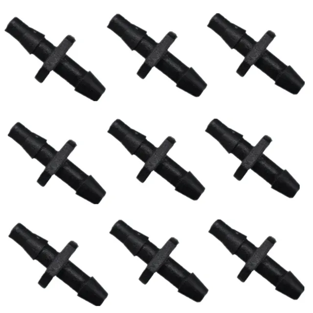 1/8 Hüvelykes Kettős Szöges Csatlakozó 3 Mm/5 Mm -Es Mikrocsövekhez Kanyar Csepegtető Öntözőkészlet Öntözőkészülékek