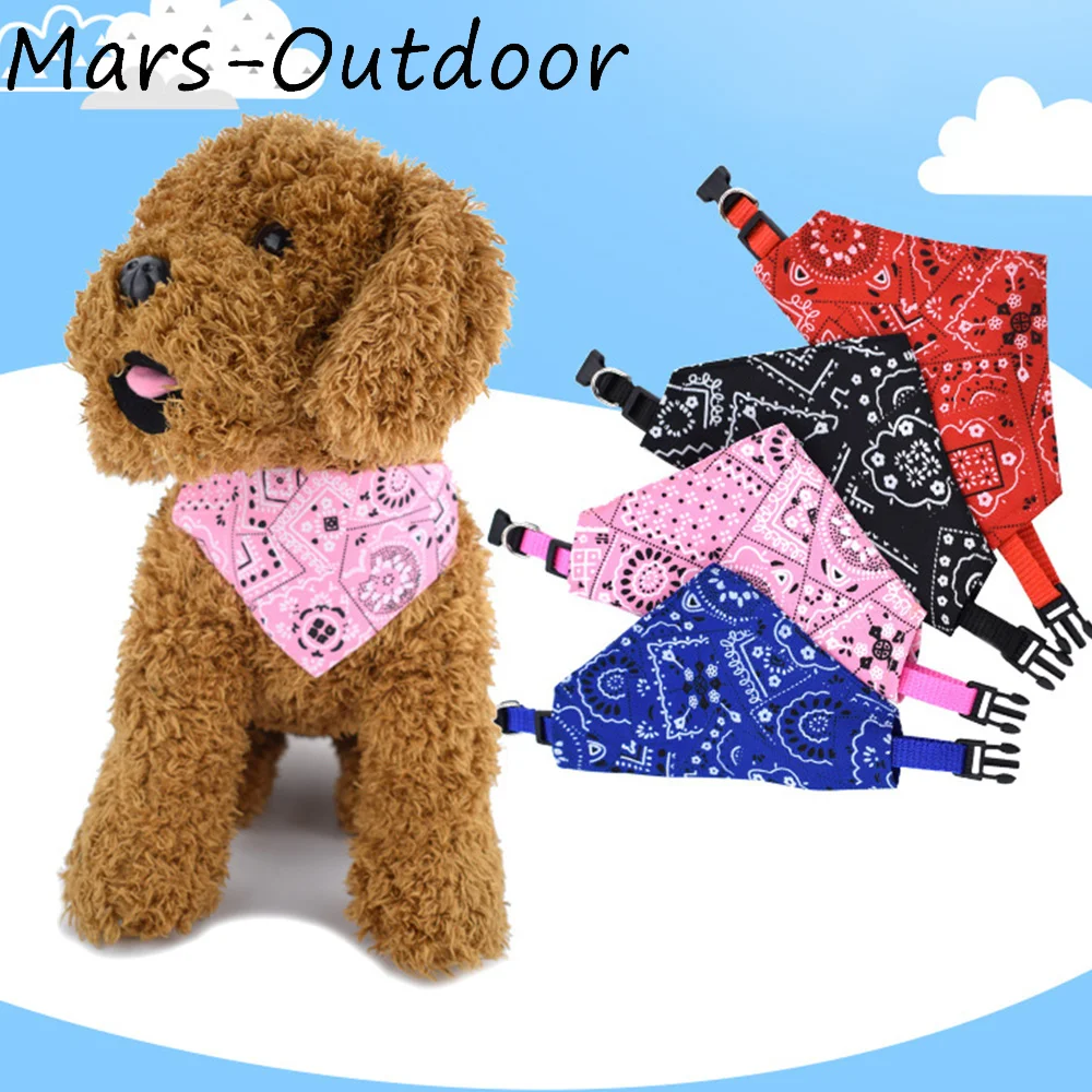 

4pcs Pet Bibs Adjustable Pet Saliva Towel Dog Puppy Cat Neck Scarf Bandana Collar Triangle Bib Scarf Neckerchief Cat Kitty Neck