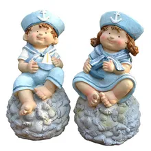 Садовые полимерные темно-синие Декор садовая вилла креативный сад Ландшафтная скульптура украшения M2907