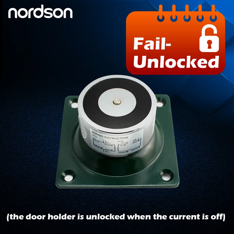 Nordson электромагнитный настенный держатель двери 60 кг/110LBS магнитный дверной ограничитель для всех видов дыма/огнестойкие двери