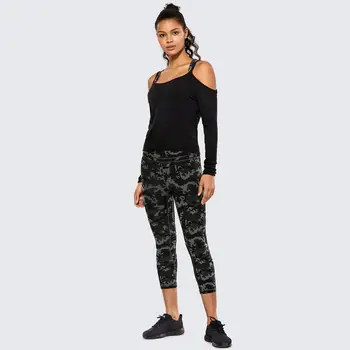 Women's Naked Feeling High Waist Crop Capri Tummy Control Running Leggings Yoga Pants -19 Inches 3