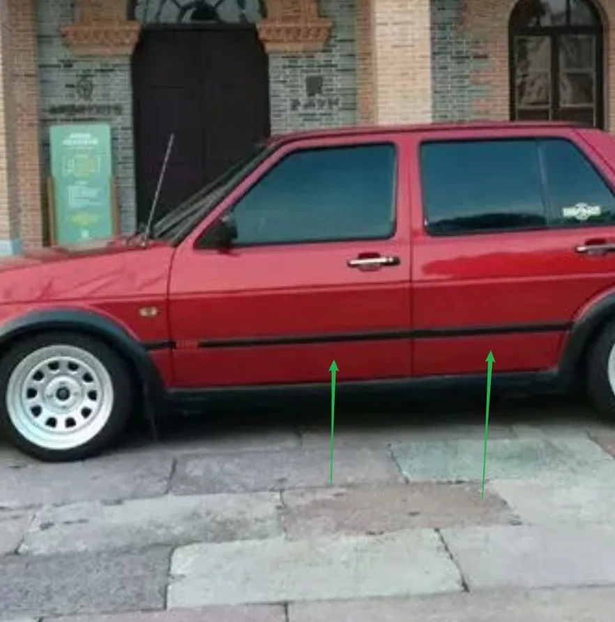 Для VW Jetta MK2 старый стиль двери анти-столкновения отделка полосы протектор автомобиля аксессуары для укладки