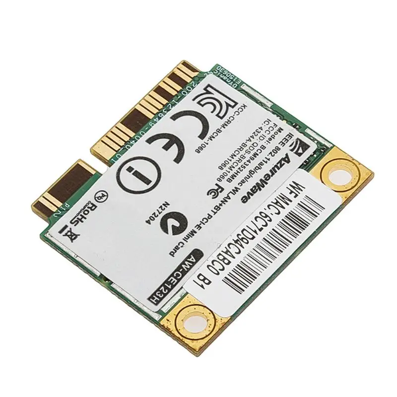 BCM94352HMB AW-CE123H 802.11ac 867 Мбит/с 2,4/5G Bluetooth 4,0 Wi-Fi Беспроводной карты X3UB