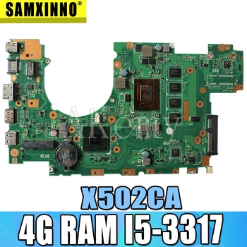 

Akemy X402CA Laptop motherboard For Asus X502C X402C X502CA X402CA original mainboard DDR3L 4GB-RAM I5-3317U test 100% OK