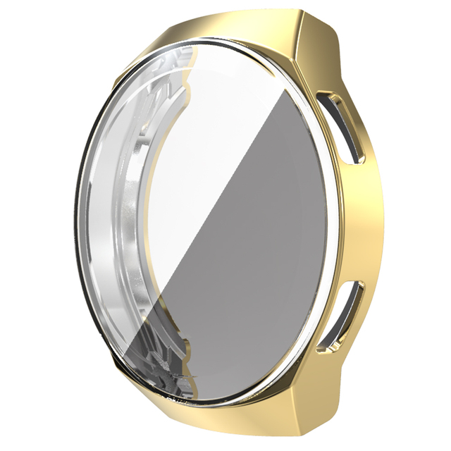 Soft Plating TPU Watch Case Screen Protector Full Cover Protective Case for Watch GT 2e Frame Accessories