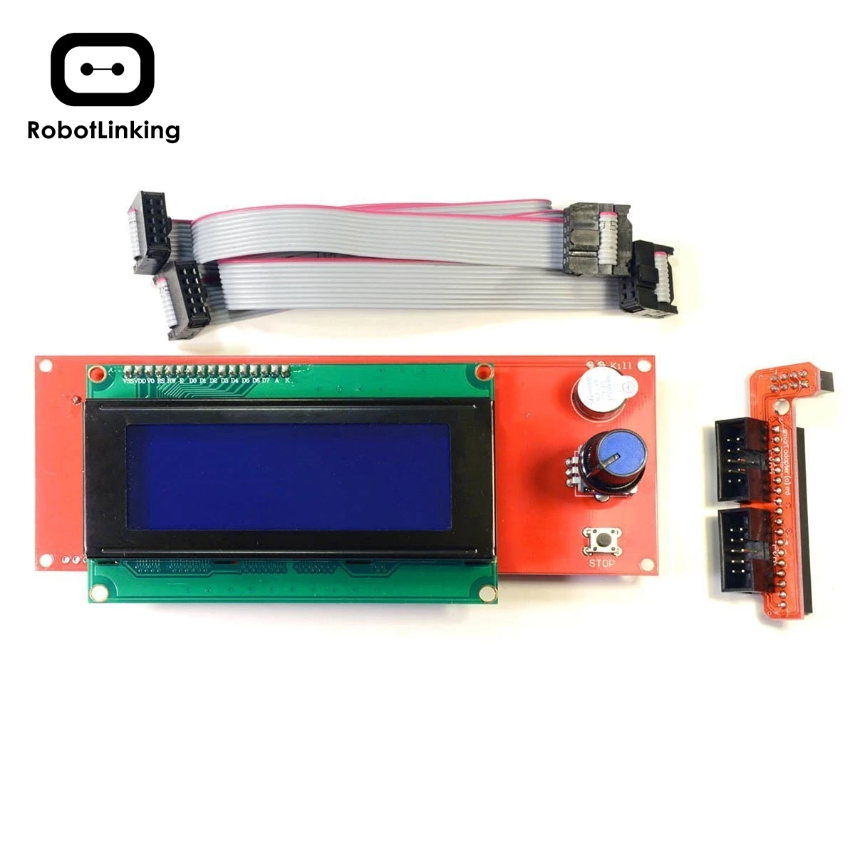 Контроллер 3D принтера с ЖК дисплеем 2004 г. адаптером RAMPS 1 4 Reprap menдель (20 символов x