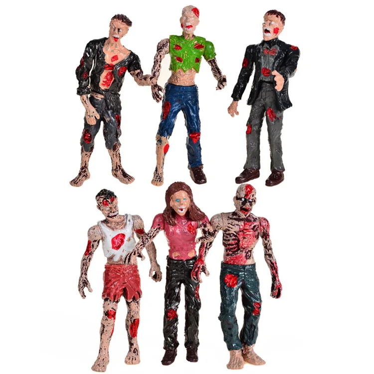 6PCS-Zombie-Walking-Dead-Dolls-Action-Figures-Toys-Static-Model-Of-Movable-Joints (2)