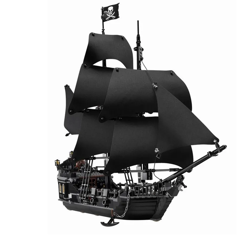 

2019 Pirates Of The Caribbean The Black Pearl Ship Pirates Ships 4184 Model Building Blocks Bricks Enlightenment Kids Toys