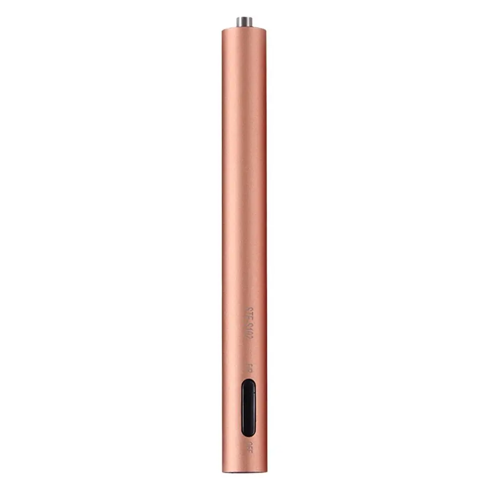 Champagne Gold USB Портативный Фрезер для ногтей, сверлильный полировки ручка 12000 об/мин маникюрный салон сверлильный станок шлифовальное устройство с светодиодный освещения слуховые аппараты для удаления ногтей полис - Цвет: Champagne Gold