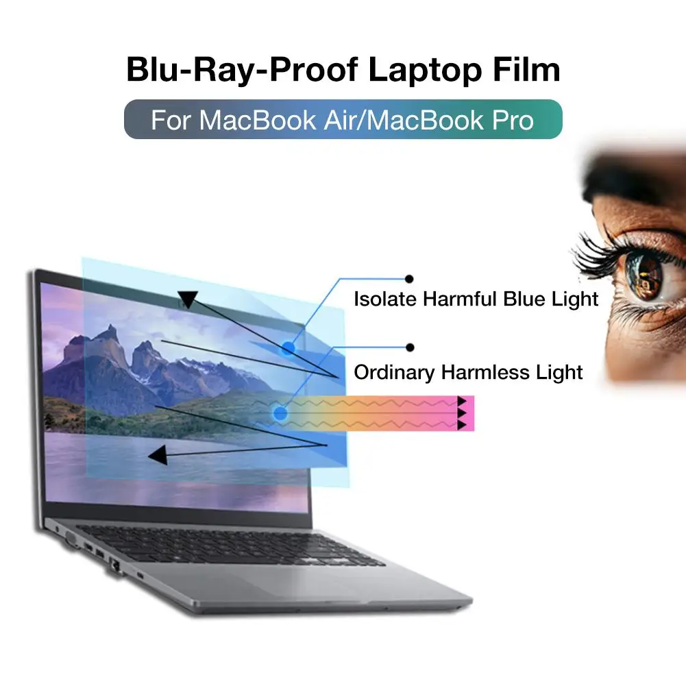 Защитная плёнка для экрана ноутбука Apple Macbook Air Pro 13 15 retina Touch Bar модель прозрачная