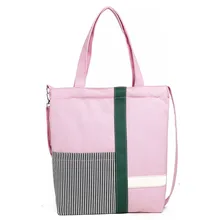 Стиль, женская Холщовая Сумка на одно плечо, корейский стиль, простая Студенческая Холщовая Сумка, женская школьная сумка через плечо