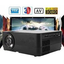 HQ2 80 Вт 5000 люмен светодиодный проектор 1280*720P портативный проектор домашний кинотеатр встроенный динамик HDMI VGA USB 100-240 В